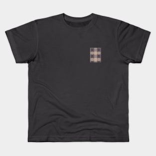 brown cross pattern Kids T-Shirt